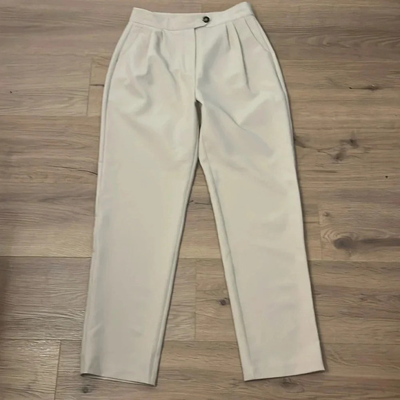 Chic Cream Women's Trousers - Picture 1 of 8